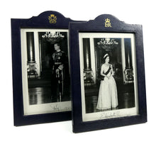 Load image into Gallery viewer, A Pair of Royal Presentation Portrait Photographs of Elizabeth II and Prince Philip, 1965
