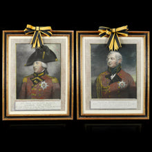 Load image into Gallery viewer, Pair of Engravings - George III and Frederick, Duke of York and Albany, 1812
