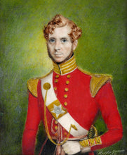Load image into Gallery viewer, Portrait Miniature an Officer of the 26th Cameronians by Jiwan Ram, 1834
