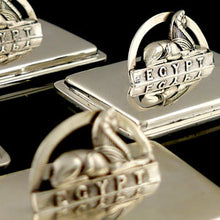 Load image into Gallery viewer, A Set of Four George V Sphinx Menu Holders, 1932
