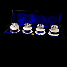 Load image into Gallery viewer, A Set of Four Edwardian Royal Navy Menu Holders, 1909
