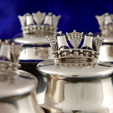 Load image into Gallery viewer, A Set of Four Edwardian Royal Navy Menu Holders, 1909
