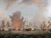Load image into Gallery viewer, The Battle of Cape St Vincent (1780) after Richard Paton, 1780
