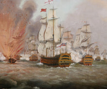 Load image into Gallery viewer, The Battle of Cape St Vincent (1780) after Richard Paton, 1780
