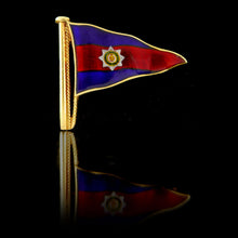 Load image into Gallery viewer, Household Division Yacht Club Burgee Brooch

