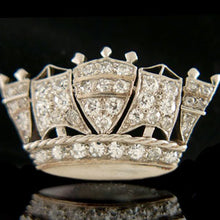 Load image into Gallery viewer, Royal Navy Crown Brooch
