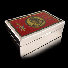 Load image into Gallery viewer, Silver Mounted Boer War Relic Cigarette Box, 1907
