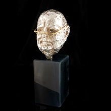 Load image into Gallery viewer, Miniature Portrait Bust of Winston Churchill by Georges Weil, 1966
