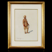 Load image into Gallery viewer, Guides Infantry, Punjab Frontier Force (1890) - Study of a Sikh Officer, 1930
