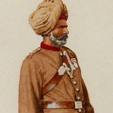 Load image into Gallery viewer, Guides Infantry, Punjab Frontier Force (1890) - Study of a Sikh Officer, 1930

