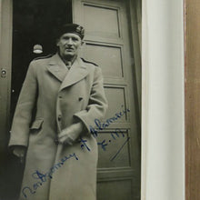 Load image into Gallery viewer, Signed Photograph of Field Marshal Viscount Montgomery, London 1947
