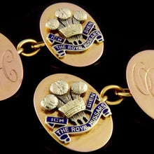 Load image into Gallery viewer, Royal Hussars Royal Presentation Cufflinks
