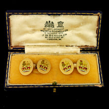 Load image into Gallery viewer, Pair of Royal Presentation Cufflinks, 1890
