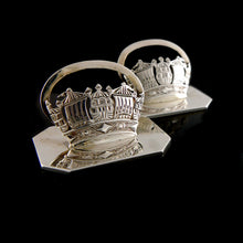 Load image into Gallery viewer, A Pair of Edward VII Royal Navy Menu Holders, 1907

