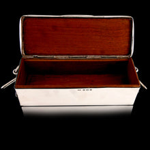 Load image into Gallery viewer, George V Cavalry Officer’s Silver Pouch Flap Table Box, 1911
