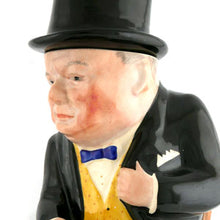 Load image into Gallery viewer, Winston Churchill - Top Hat Toby Jug, 1941
