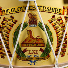 Load image into Gallery viewer, Gloucestershire Regiment - 2nd Battalion Presentation Tenor Drum, 1960
