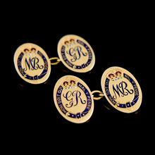 Load image into Gallery viewer, George V and Queen Mary Royal Presentation Cufflinks
