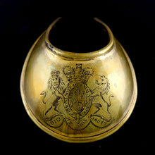 Load image into Gallery viewer, Georgian Royal Arms Officer’s Gorget, 1768-1797
