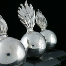 Load image into Gallery viewer, Royal Fusiliers - Set of Three Menu Holders, 1891-1913
