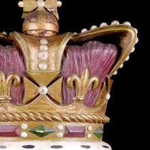 Load image into Gallery viewer, Late Georgian Relief Carved Wood Crown, 1830
