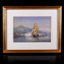 Load image into Gallery viewer, Capture of Begur by HMS Hydra, (1807) - W.F. Mitchell, 1886
