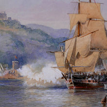Load image into Gallery viewer, Capture of Begur by HMS Hydra, (1807) - W.F. Mitchell, 1886
