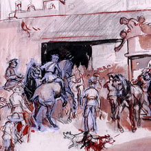 Load image into Gallery viewer, Troops Embarking for France, 1915 - Harold Duke Collison Morley
