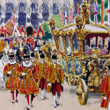 Load image into Gallery viewer, Le Couronnement de la Reine Elizabeth - Albert Brenet, 1953
