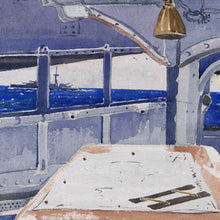 Load image into Gallery viewer, The Admiral’s Bridge, HMS Rodney - Claude Muncaster, 1942
