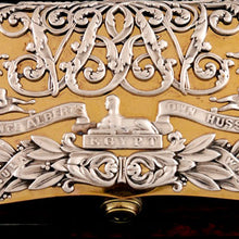 Load image into Gallery viewer, 11th Prince Albert's Own Hussars - Officer’s Pouch Flap Postage Stamp Box, 1890
