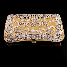 Load image into Gallery viewer, 11th Prince Albert's Own Hussars - Officer’s Pouch Flap Postage Stamp Box, 1890
