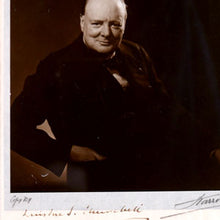 Load image into Gallery viewer, Churchill - A Unique Pair of Wartime Portraits of Sir Winston and Lady Churchill, 1941
