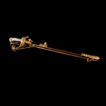 Load image into Gallery viewer, Royal Navy Sword Brooch
