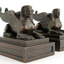 Load image into Gallery viewer, Pair of Grand Tour Miniature Winged Sphinxes, 1830
