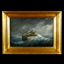 Load image into Gallery viewer, HMS Agamemnon - Atlantic Cable Laying in the Storm of 21 June 1858
