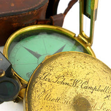Load image into Gallery viewer, Crimean War Prismatic Compass, 1850
