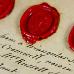 Load image into Gallery viewer, Oliver Cromwell - Wax Impressions from the Lord Protector’s Seal, 1838
