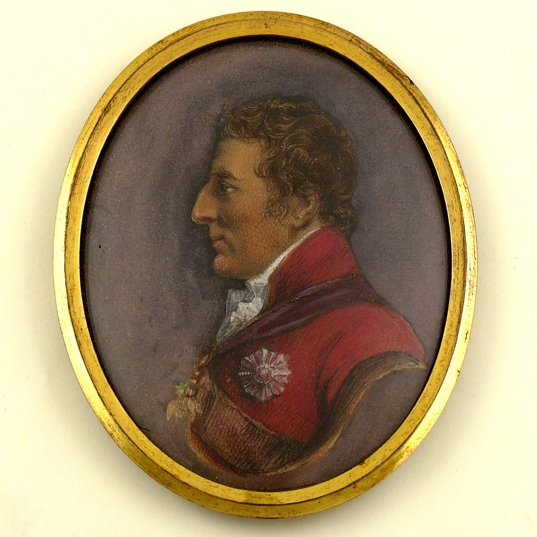 Portrait Miniature of Sir Arthur Wellesley, 1st Duke of Wellington (1769-1852)