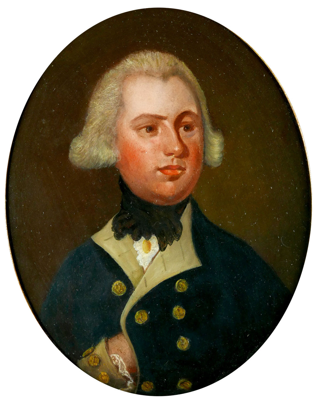 Portrait of a Royal Navy Lieutenant, Circa 1795