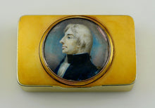 Load image into Gallery viewer, Admiral Lord Nelson Silver Gilt Snuff Box, Circa 1810
