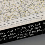 Load image into Gallery viewer, A Second World War R.A.F. Silk Escape Map, Circa 1940-45
