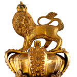 Load image into Gallery viewer, Madras Pioneers Queen’s Colour Finial, 1871
