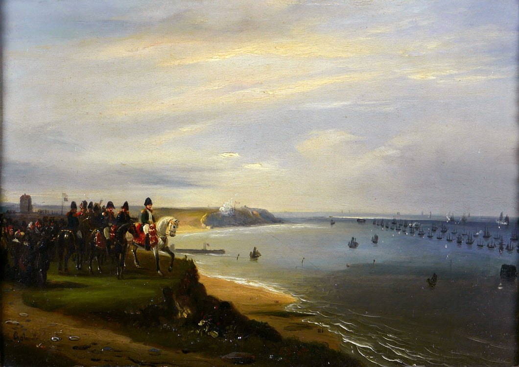 Napoleon’s Camp at Boulogne, 1803-04 - Henri Toussaint Gobert (fl.1831-1881)