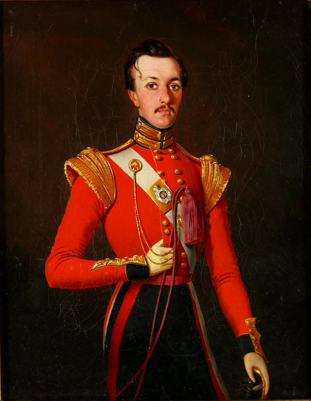 Saviour of the Colours - Portrait of Lieutenant Richard Tozer, 45th B.N.I., 1848