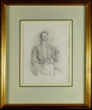 Load image into Gallery viewer, Royal Horse Artillery - Portrait of a Waterloo Officer by Daniel Maclise, R.A., 1826
