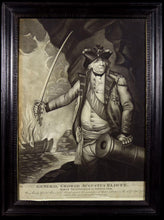 Load image into Gallery viewer, Mezzotint - General George Augustus Eliott, Baron Heathfield of Gibraltar, 1789
