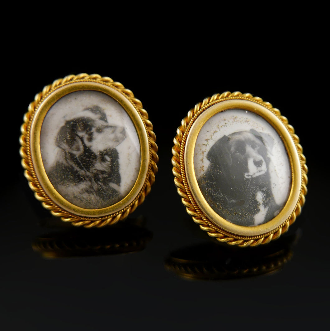 Personal Gift of Queen Victoria (1837-1901) - A Pair of Dress Studs, 1874