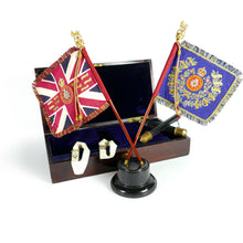 Load image into Gallery viewer, The Royal Sussex Regiment - A Presentation Miniature Stand of Colours, 1924
