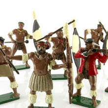 Load image into Gallery viewer, Toy Soldiers Set Zulus Married Regiments

